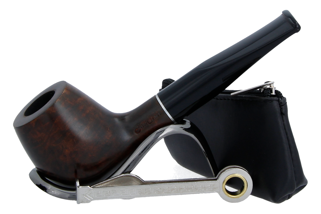 Smoke-King Pipe Smoker’s Starter Kit with Straight Briar Pipe