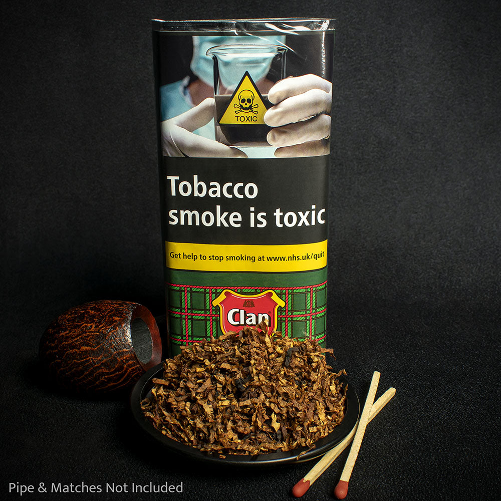 Clan Pipe Tobacco Mixture 50g Packet Mild Strength