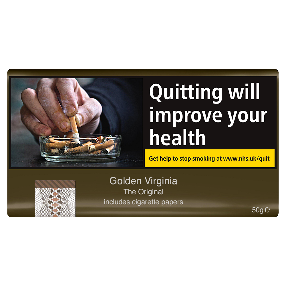 Golden Virginia The Original Hand Rolling Tobacco 50g Pouch