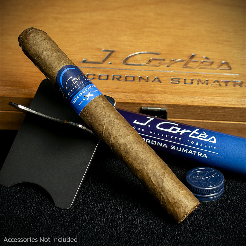 J. Cortes High Class Sumatra Corona Cigar Single - Image 2