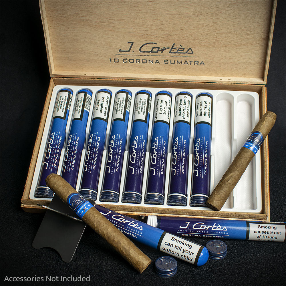 J. Cortes High Class Sumatra Corona Cigar Single - Image 3