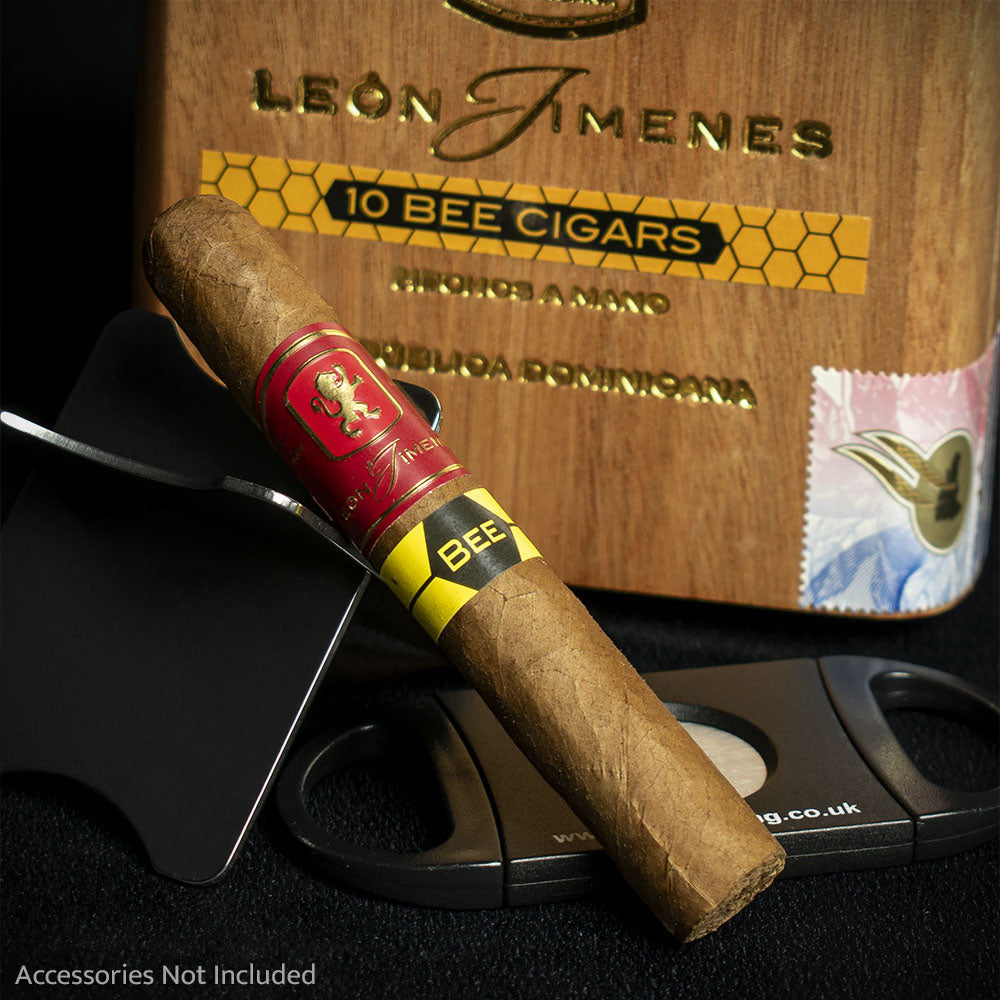 Leon Jimenes Petit Corona Bee Honey Cigar Single - Image 2