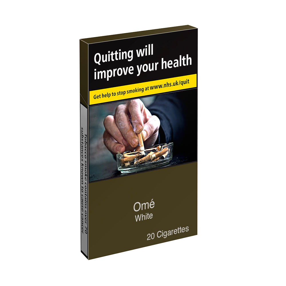 Omé White Superslims Cigarettes 20 Pack