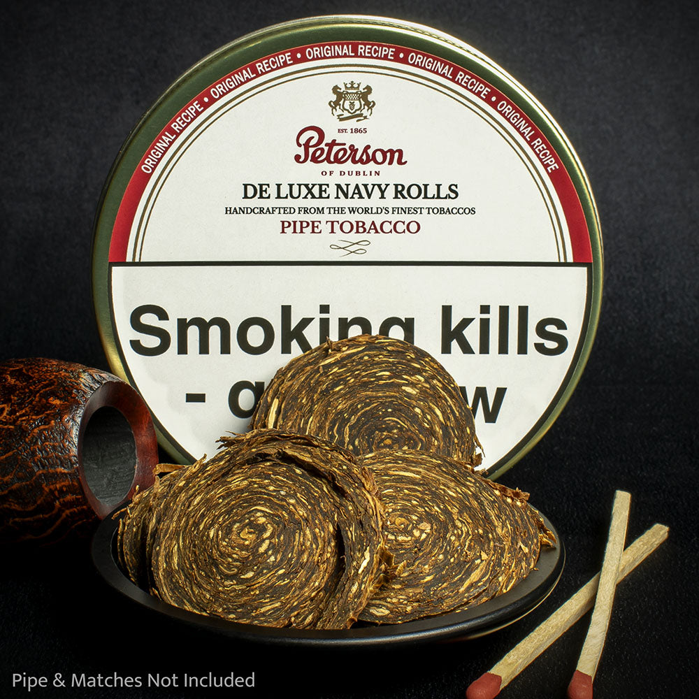 Peterson De Luxe Navy Rolls Pipe Tobacco 10g Sample