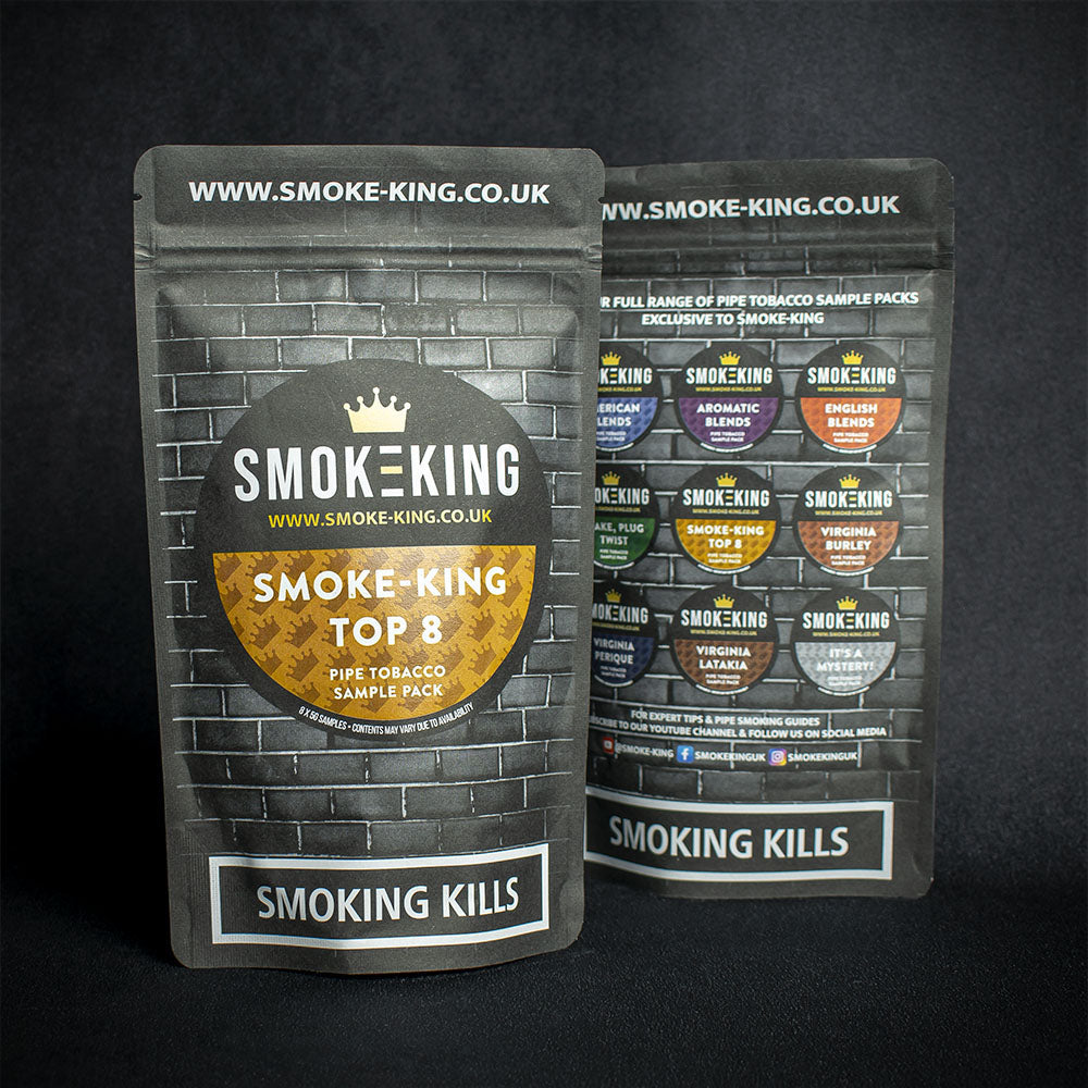 Smoke-King 8 Top Sellers Pipe Tobacco Sampler Pack 40g