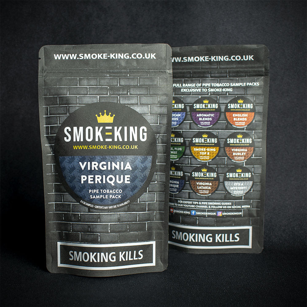 Virginia and Perique Pipe Tobacco Sampler Pack 8 Samples