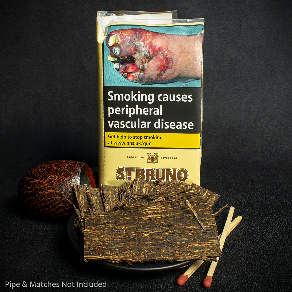 St. Bruno Flake Pipe Tobacco 50g Packet Kentucky Virginia Blend