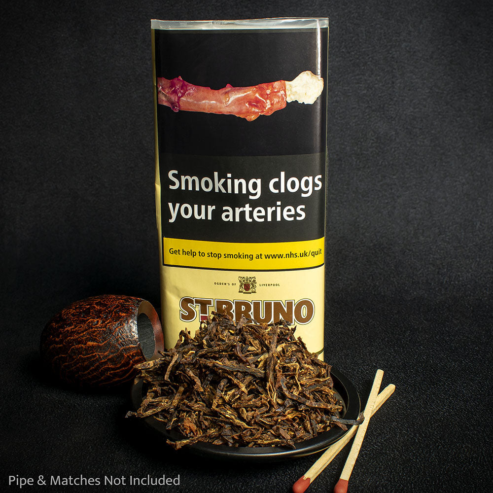 St. Bruno Ready Rubbed Pipe Tobacco 50g Packet