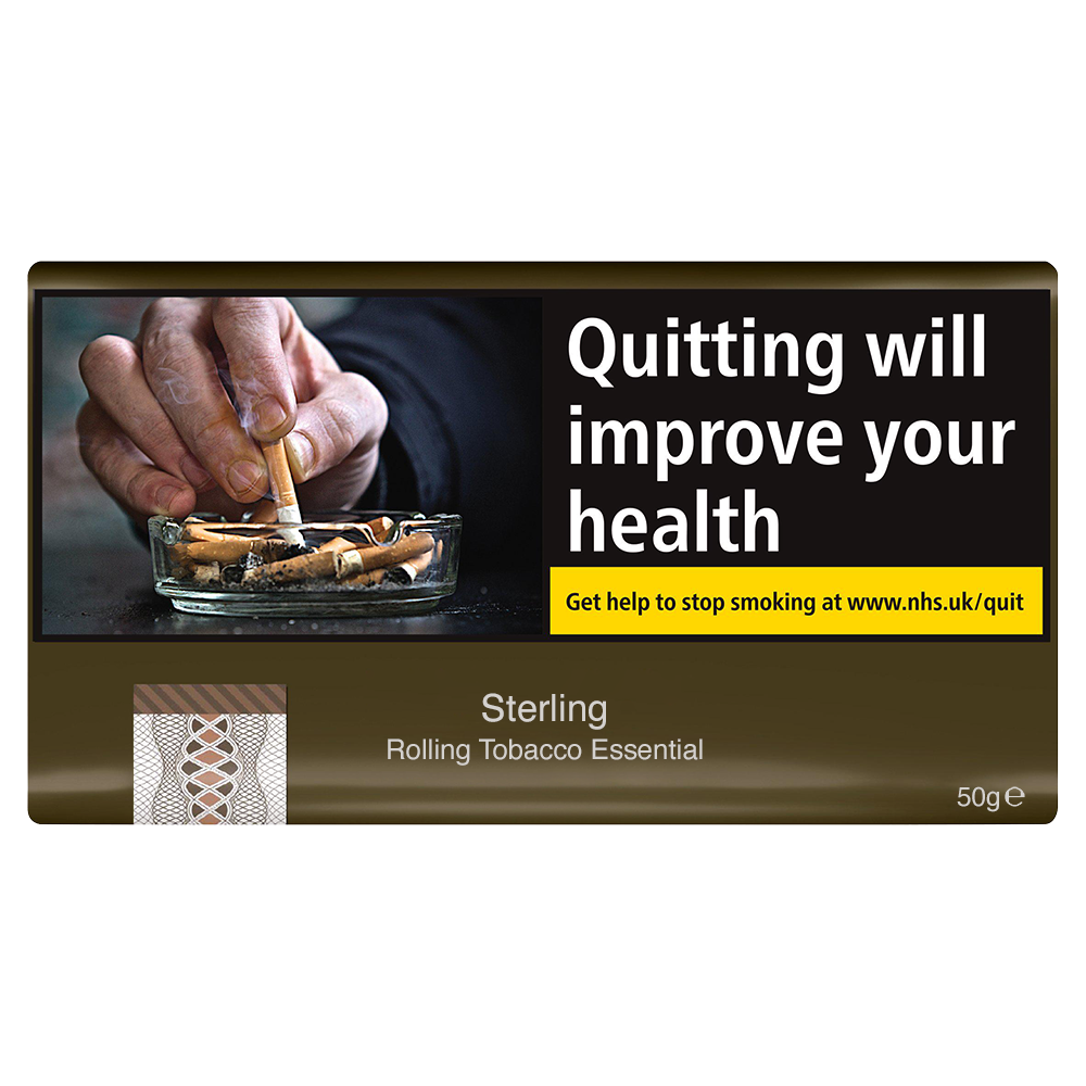 Sterling Essential Hand Rolling Tobacco Fine Cut 50g Pouch