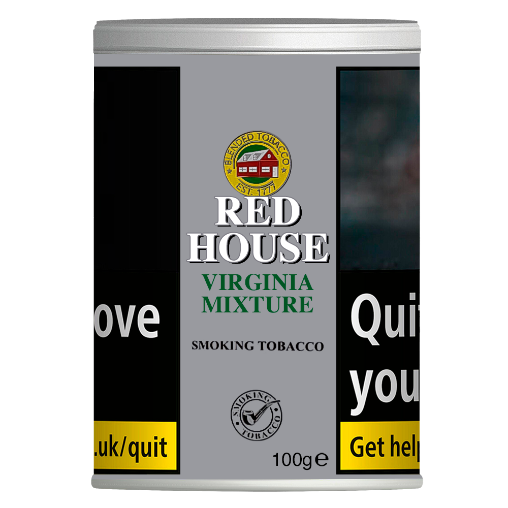 Red House Virginia Mixed Smoking Tobacco 100g Tub