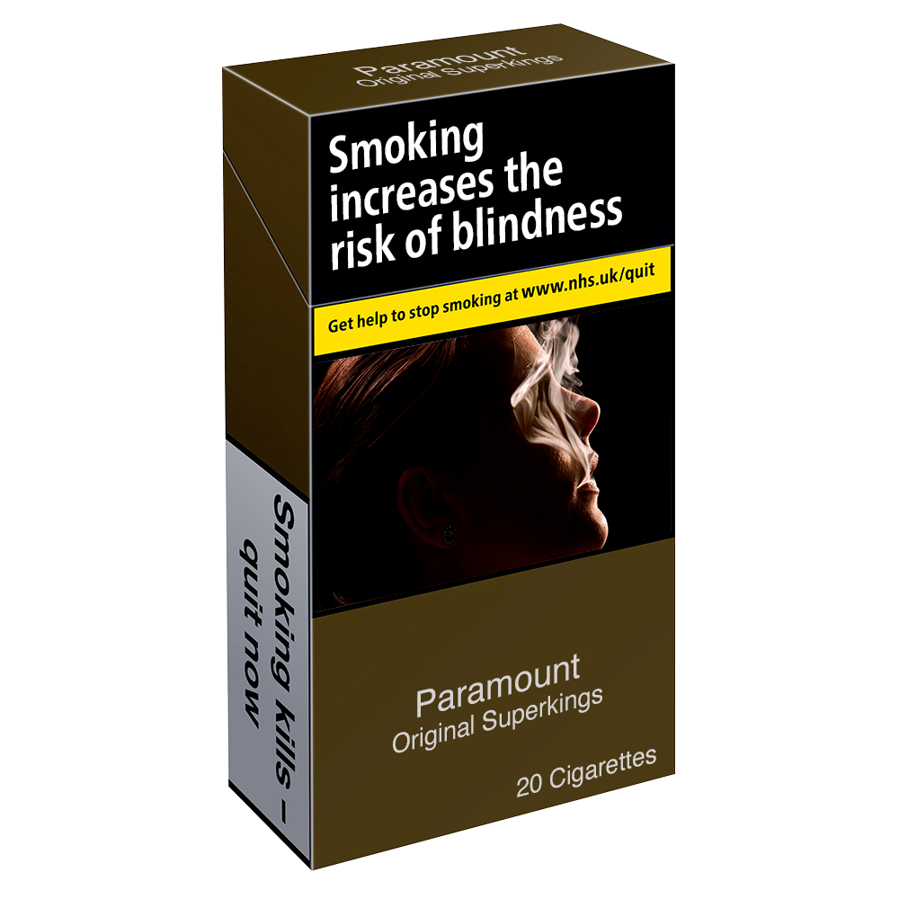 Paramount Original Superkings Cigarettes Full-Flavor Virginia 20 Pack