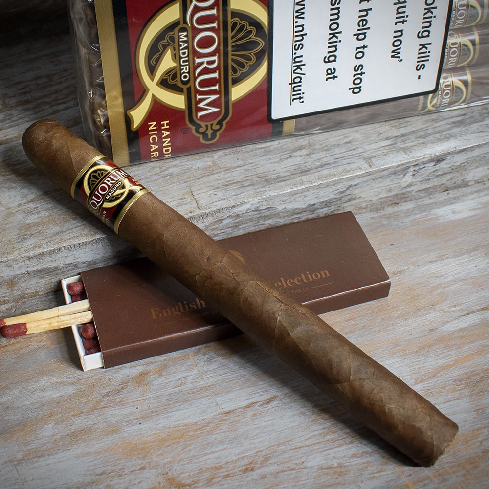 Quorum Churchill Maduro Handmade Cigar Nicaraguan Premium Blend - Image 2