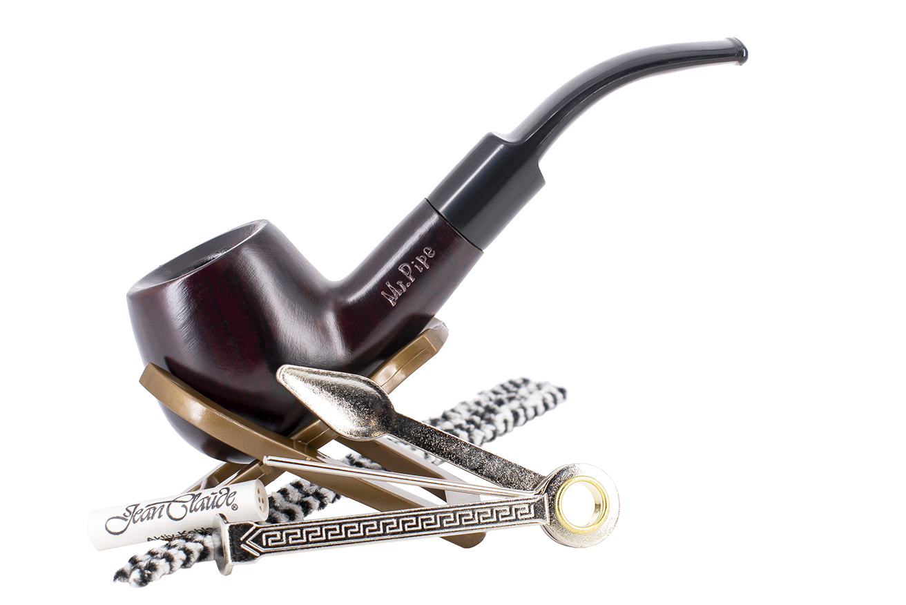 Mr Pipe Beginners Briar Smoking Pipe Starter Set