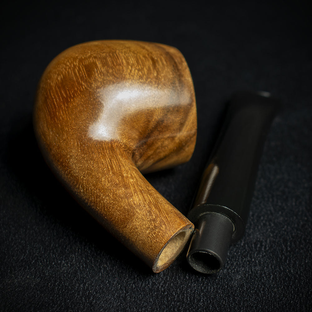 Smoke-King Cashew Wood Bent Pipe With 9mm Filter - Image 4