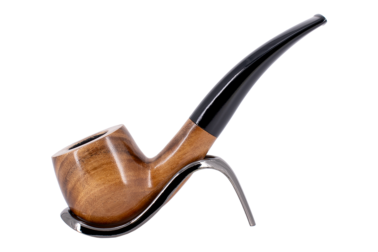 Smoke-King Cashew Wood Bent Pipe With 9mm Filter