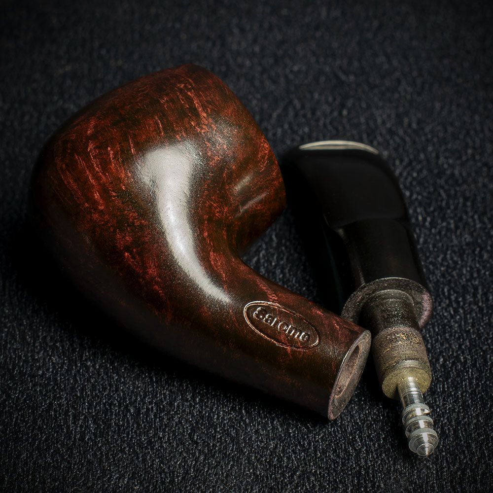Sarome Dinky Briar Pipe Shape 7328 Italian Briar Wood - Image 4