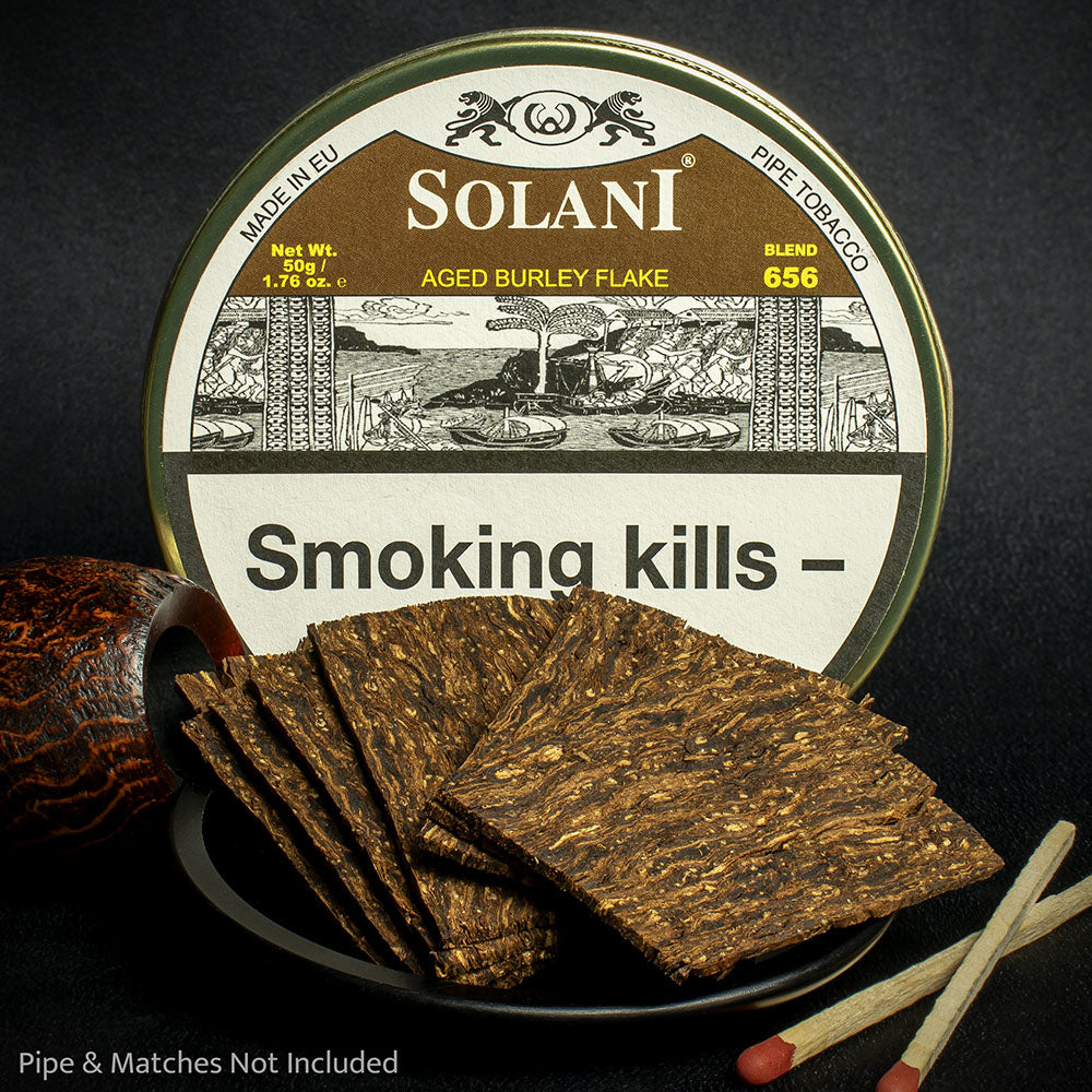 Solani 656 Aged Burley Flake Pipe Tobacco 10g Sample