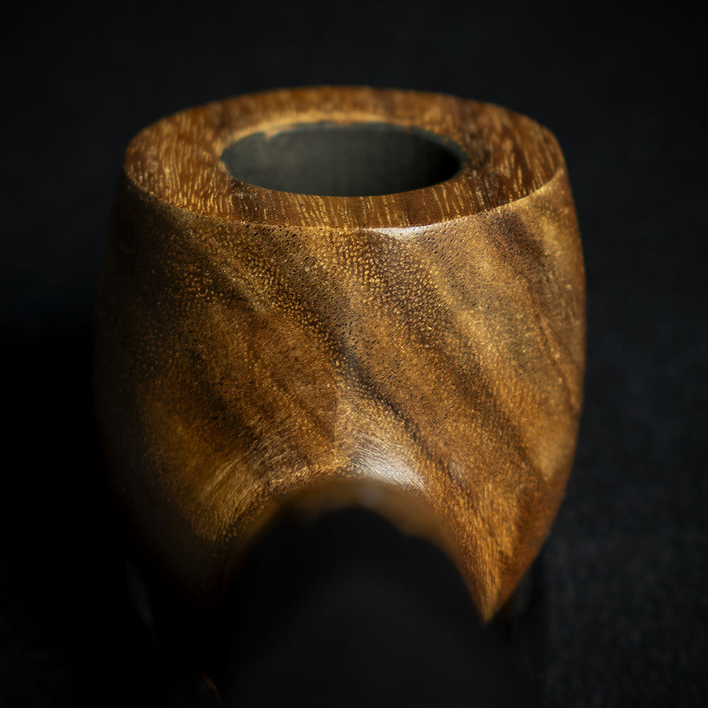 Smoke-King Cashew Wood Bent Pipe With 9mm Filter - Image 7