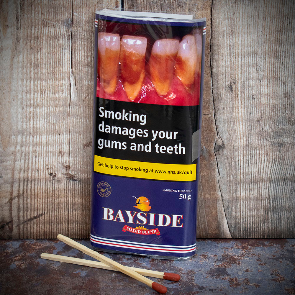Bayside Mixed Shag Pipe Tobacco 50g Resealable Pouch