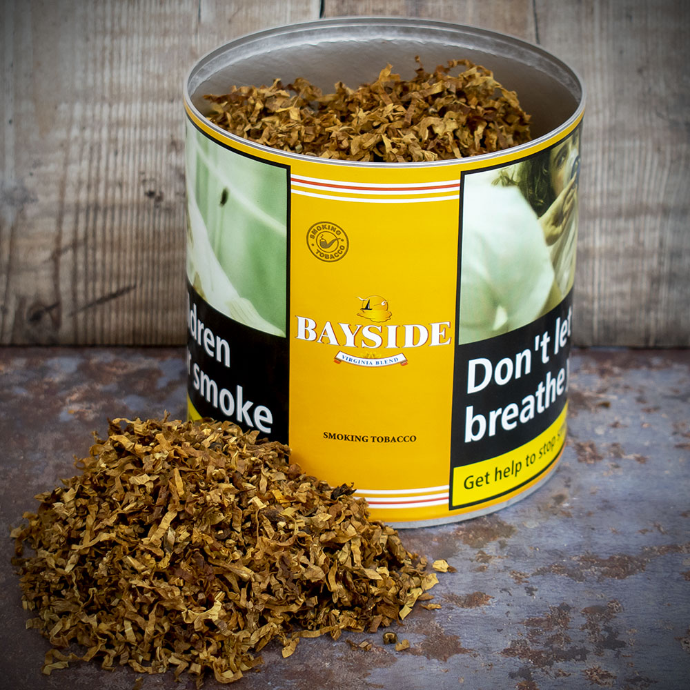 Bayside Virginia Shag Pipe Tobacco Blend 100g Tub